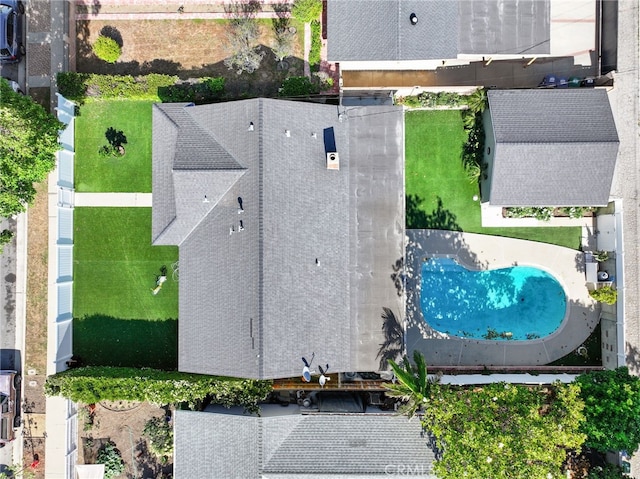 23920 Vanowen St, West Hills, CA 91307 - aerial view of a pool area