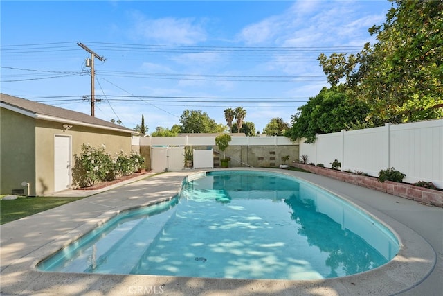 23920 Vanowen St, West Hills, CA 91307 - view of pool featuring a fenced backyard