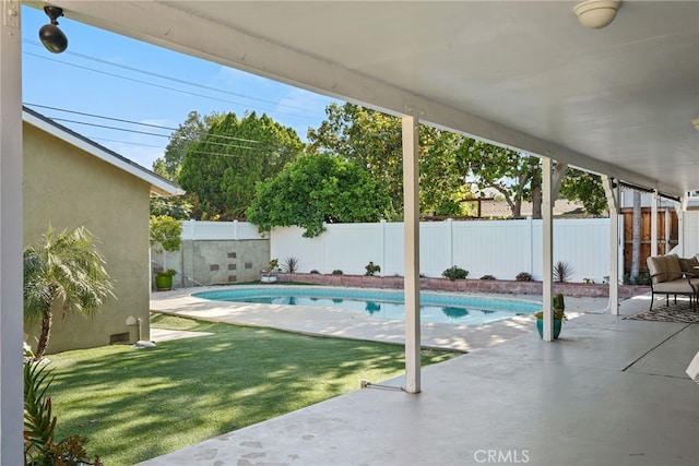 23920 Vanowen St, West Hills, CA 91307 - view of pool with a patio