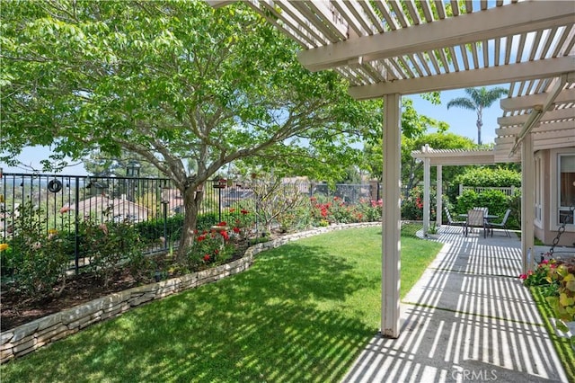 28291 La Plumosa, Laguna Niguel, CA 92667 - view of yard featuring a pergola and a patio area