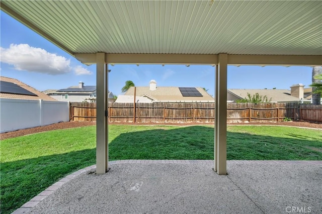 31070 Larchwood St, Menifee, CA 92584 - fenced backyard with a patio