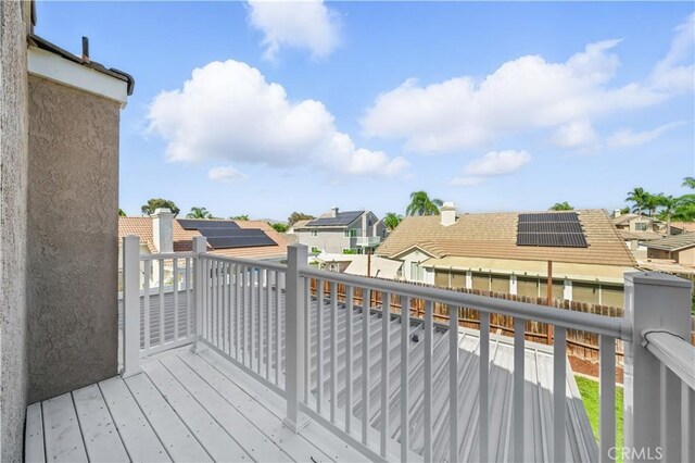 31070 Larchwood St, Menifee, CA 92584 - wooden deck with a residential view