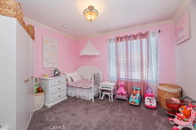 23328 Stone Rdg, Murrieta, CA 92562 - bedroom with crown molding and carpet flooring