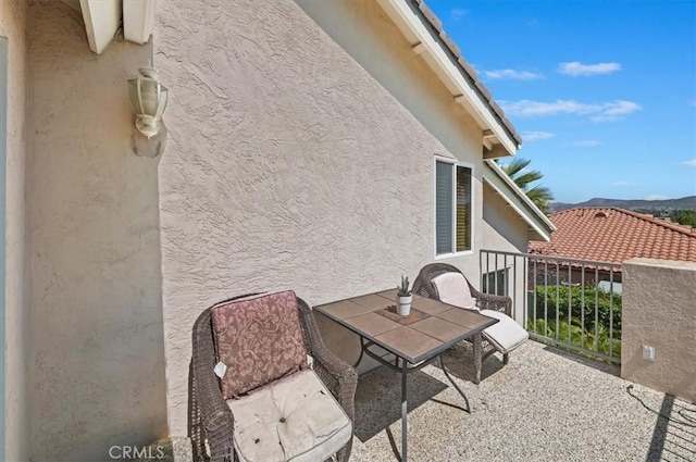 23328 Stone Rdg, Murrieta, CA 92562 - view of patio / terrace featuring a balcony