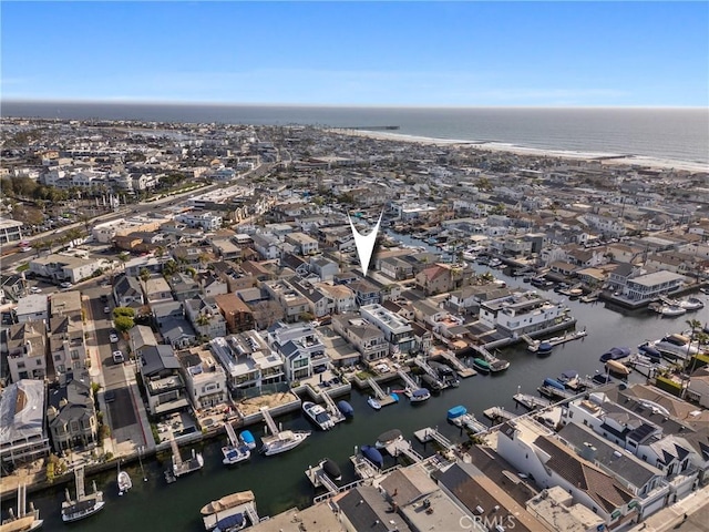 502 36th St, Newport Beach, CA 92663 - aerial view of property's location featuring a large body of water