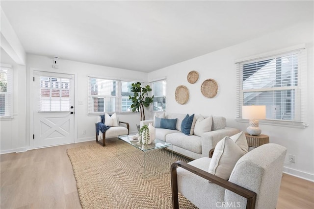 502 36th St, Newport Beach, CA 92663 - living area with light wood-style floors and baseboards