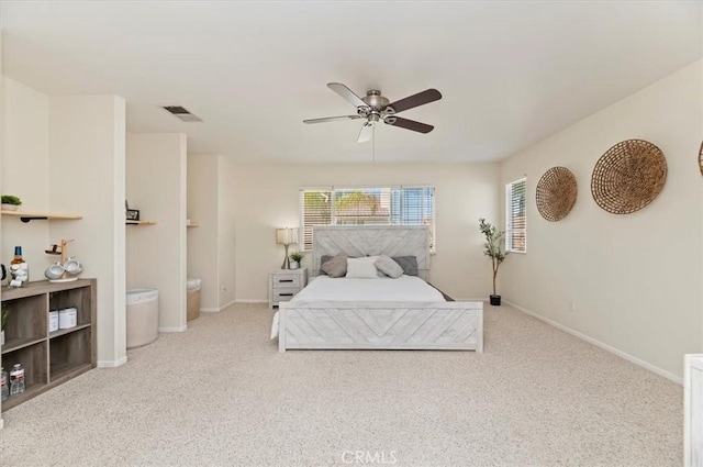 24320 Calle Estancia, Murrieta, CA 92562 - carpeted bedroom with baseboards and ceiling fan