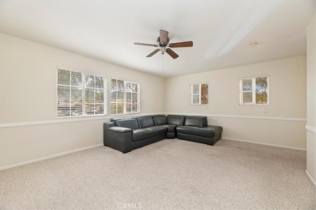 24320 Calle Estancia, Murrieta, CA 92562 - living room with a ceiling fan and carpet