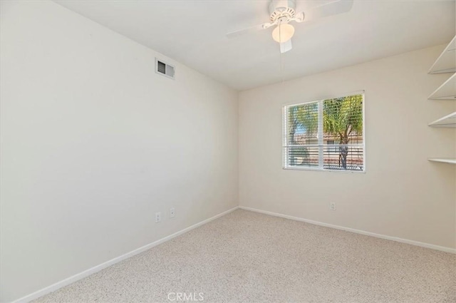 24320 Calle Estancia, Murrieta, CA 92562 - carpeted empty room with baseboards and ceiling fan