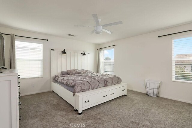 706 Leather Oak Ln, Pomona, CA 91766 - carpeted bedroom with baseboards and ceiling fan