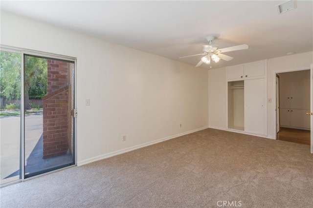 404 N Pear Knl, Anaheim, CA 92805 - unfurnished bedroom featuring access to exterior, carpet, baseboards, and a closet