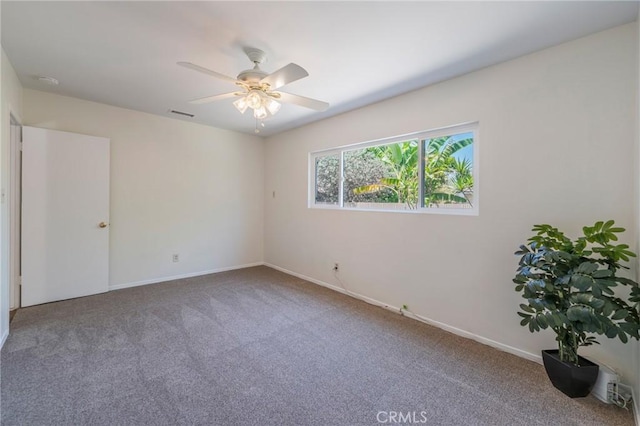 404 N Pear Knl, Anaheim, CA 92805 - empty room featuring carpet flooring, ceiling fan, and baseboards