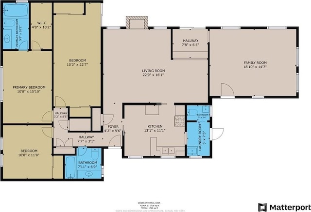 404 N Pear Knl, Anaheim, CA 92805 - home floor plan