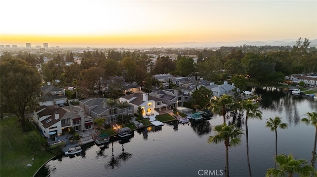 22526 Lake Forest Ln, Lake Forest, CA 92630 - aerial view of property's location with a large body of water and nearby suburban area