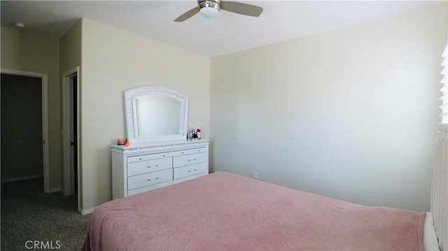 27506 Aster Way, Saugus, CA 91350 - bedroom featuring carpet flooring, ceiling fan, and baseboards