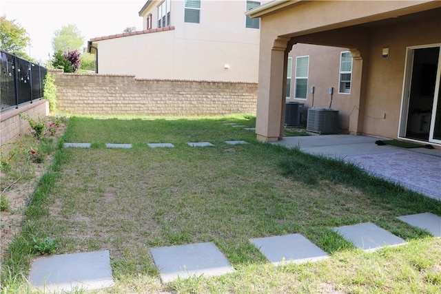 27506 Aster Way, Saugus, CA 91350 - view of yard featuring a patio and cooling unit