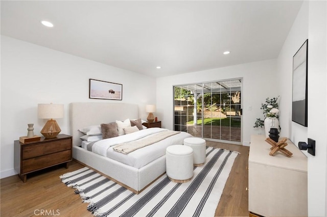 10012 Glade Ave, Chatsworth, CA 91311 - bedroom with light wood finished floors and recessed lighting