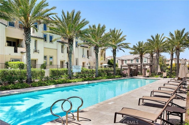 1733 San Eugenio, San Diego, CA 92154 - community pool with a residential view