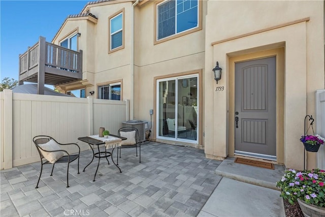 1733 San Eugenio, San Diego, CA 92154 - view of patio with central AC unit