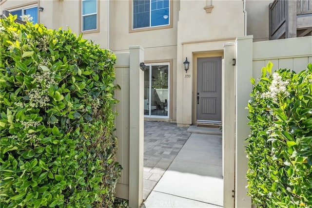 1733 San Eugenio, San Diego, CA 92154 - entrance to property with stucco siding