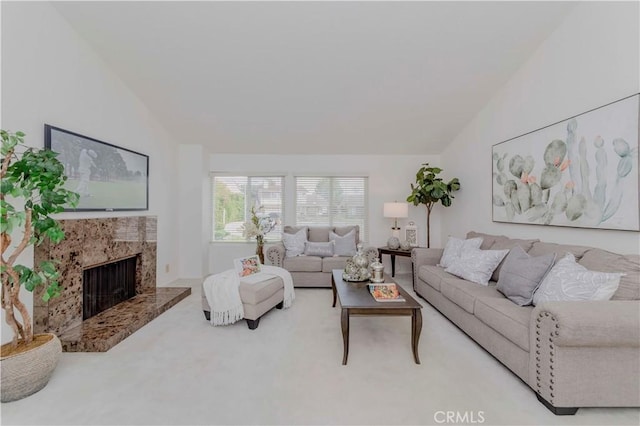 2501 Tiffany Pl, Fullerton, CA 92833 - living area featuring a fireplace and carpet