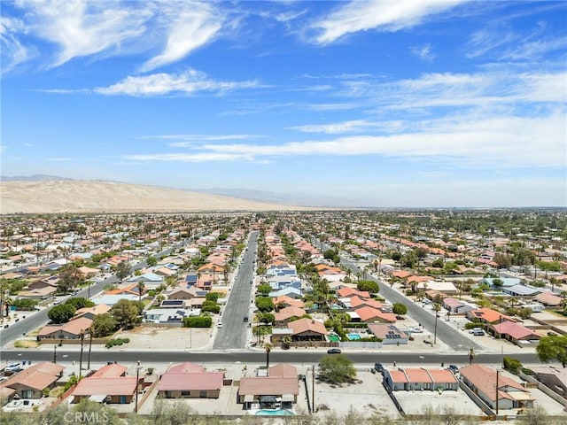 27525 Ventura Dr, Cathedral City, CA 92234 - aerial view of residential area with a mountain backdrop