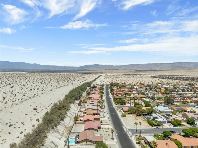 27525 Ventura Dr, Cathedral City, CA 92234 - aerial view of residential area with a mountainous background