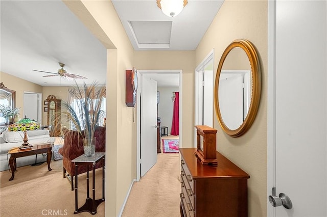 27525 Ventura Dr, Cathedral City, CA 92234 - corridor with light carpet