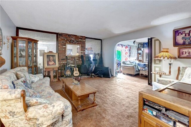 24812 Calle El Toro Grande, Lake Forest, CA 92630 - carpeted living area with arched walkways
