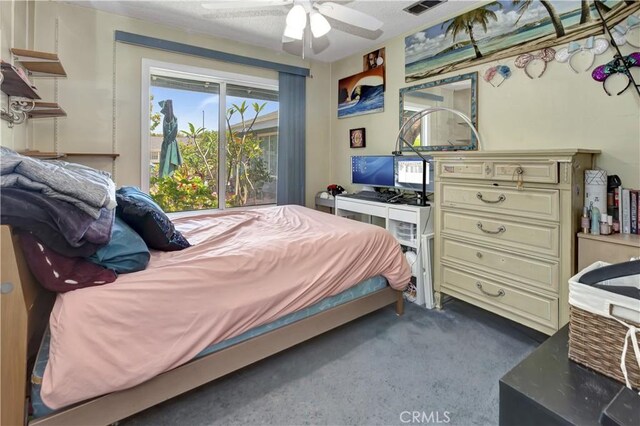 24812 Calle El Toro Grande, Lake Forest, CA 92630 - bedroom featuring dark colored carpet and ceiling fan