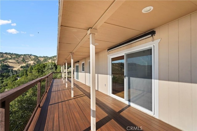 2921 Crestview Dr, Clearlake, CA 95422 - view of wooden terrace