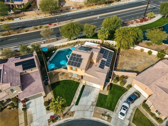 84020 Colibri Ct, Indio, CA 92203 - drone / aerial view of a pool area