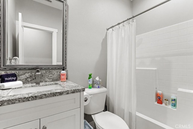 84250 Tramonto Way, Indio, CA 92203 - full bath featuring toilet, vanity, and shower / bath combo