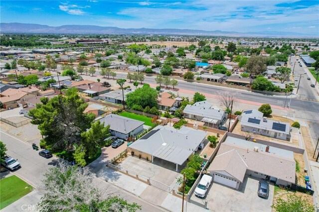 45431 Sancroft Ave, Lancaster, CA 93535 - aerial view of residential area featuring a mountain backdrop