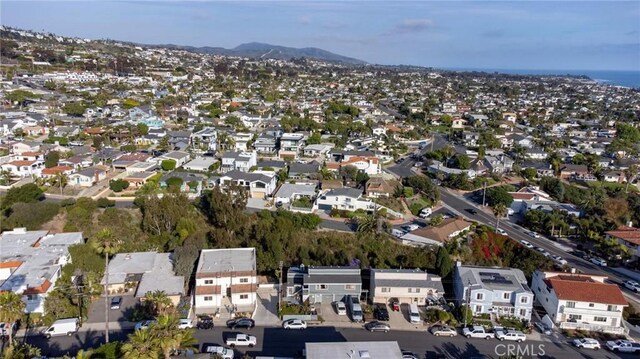306 Avenida Monterey, San Clemente, CA 92672 - aerial overview of property's location with nearby suburban area and a mountain backdrop