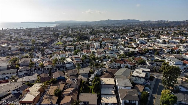 306 Avenida Monterey, San Clemente, CA 92672 - aerial view of property and surrounding area with nearby suburban area and a water and mountain view