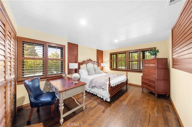 1465 Via Coronel, Palos Verdes Estates, CA 90274 - bedroom with wood finished floors, baseboards, and recessed lighting