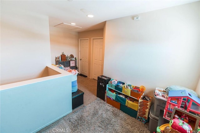 15193 Arcadian St, Adelanto, CA 92301 - game room featuring carpet flooring and recessed lighting