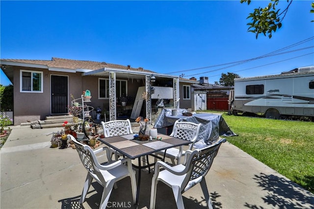 1706 James Pl, Pomona, CA 91767 - view of patio / terrace featuring outdoor dining space