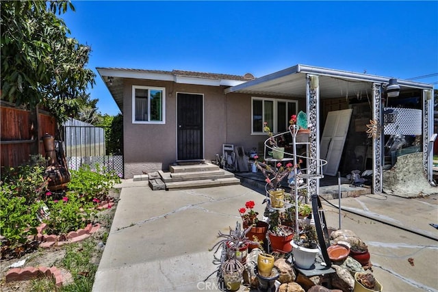 1706 James Pl, Pomona, CA 91767 - view of front of property featuring stucco siding and a patio