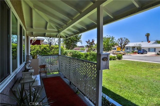 1706 James Pl, Pomona, CA 91767 - covered porch with a residential view