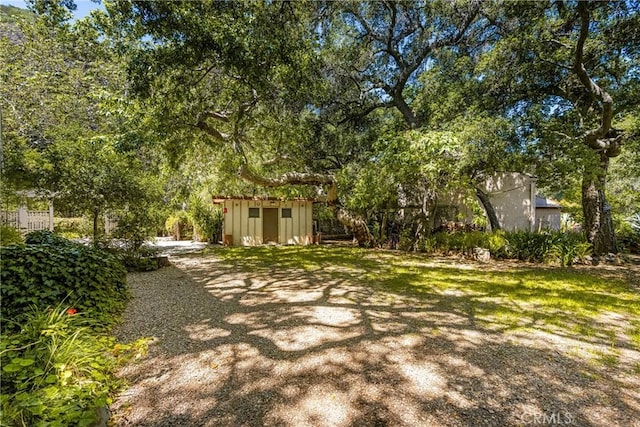 29422 Modjeska Canyon Rd, Modjeska Canyon, CA 92676 - view of yard with a storage shed