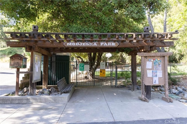 29422 Modjeska Canyon Rd, Modjeska Canyon, CA 92676 - view of community with a gate