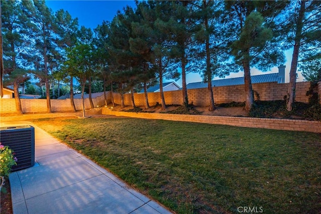 42311 Camden Way, Lancaster, CA 93536 - view of yard with central AC and a patio