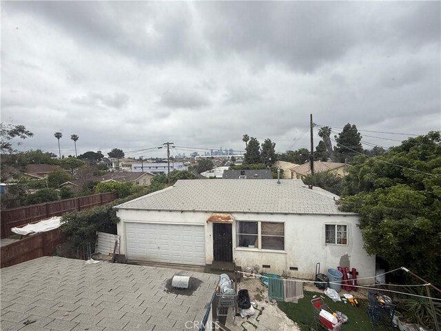 415417 Euclid Ave, Los Angeles, CA 90063 - ranch-style home with stucco siding and a garage