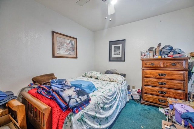 9419 Bartley Ave, Santa Fe Springs, CA 90670 - bedroom featuring carpet flooring and ceiling fan