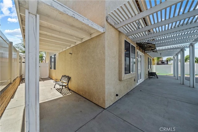 8840 Greenlawn St, Riverside, CA 92508 - fenced backyard featuring a patio area and a pergola