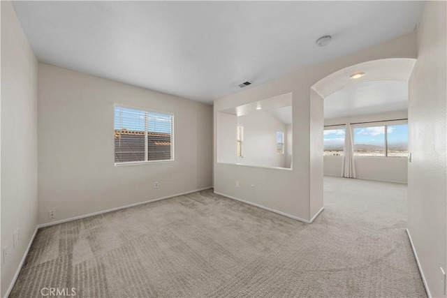 8840 Greenlawn St, Riverside, CA 92508 - carpeted spare room with arched walkways and baseboards