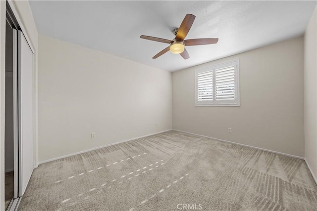 8840 Greenlawn St, Riverside, CA 92508 - unfurnished bedroom featuring carpet, baseboards, a closet, and a ceiling fan