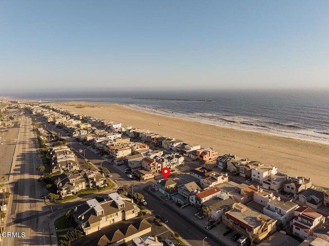 3701 Sunset Ln, Oxnard, CA 93035 - aerial view of property and surrounding area featuring waterfront with a beach and nearby suburban area
